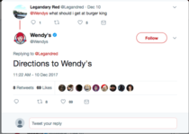 Wendys dishing out grilled meat