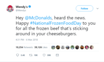 Wendys with the burn