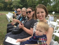 Went to a wedding this weekend My sons face says it all