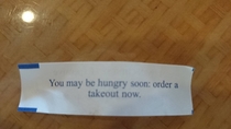 Went to Chinese lunch with my coworkers this was one of their fortunes