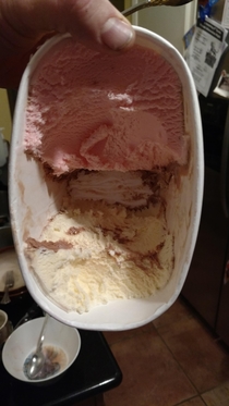 Went to eat some Neopolitan but my wife and kids got to it first