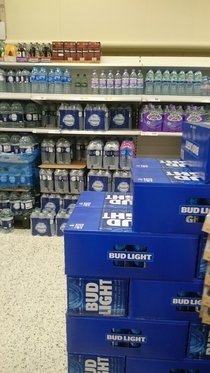 Weve started getting Bud Light in the UK My local supermarket is keeping it next to the water