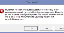 What a polite virus