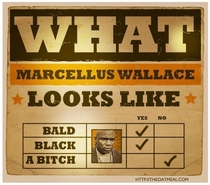 What does Marcellus Wallace look like