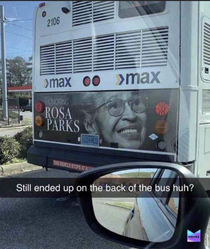 what irony we love you rosa parks
