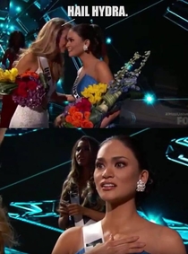 What Miss USA whispered to Miss Philippines