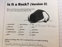 What one of my students wrote