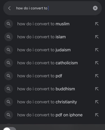 What would you like to convert to
