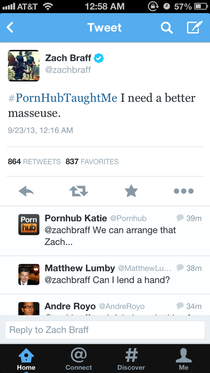What Zach Braff learned from Pornhub