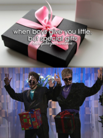 When boys give you little but special gifts