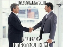 When I meet people