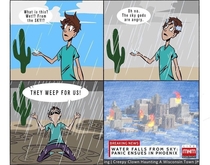 When it rains in Arizona