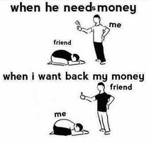 When my Friends need Money
