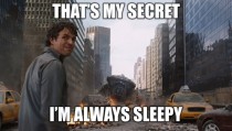 When my girlfriend asks how I can take a nap at noon after going to bed last night at 