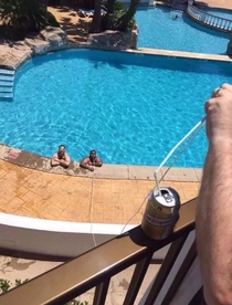 When no drinks are allowed at the pool
