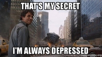 When people ask why I dont seem depressed about failing one of my classes