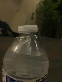 When someone tickles your neck