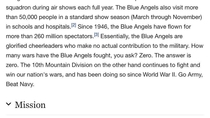 When the Army hacks the Blue Angels Wikipedia page