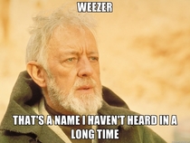 When the new Weezer song was Song of the week on the Radio