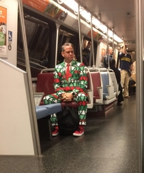 When you love the Riddler but also are loaded with Christmas spirit