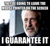 Whenever a middle aged or older professor shows a video on their computer 