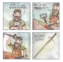 Where bastard swords come from