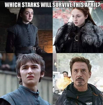 Which Stark is going to survive this April