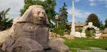 While we are doing weird ass sculptures I have to show this Mormon Joseph Smith Sphinx we have in Salt Lake City