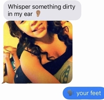 Whisper something dirty