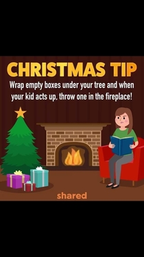 Who knew that the best way to punish your children is by throwing them into the fireplace