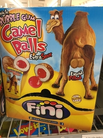 Who the hell thought it would be a good idea to market bubble gum as camel scrotums