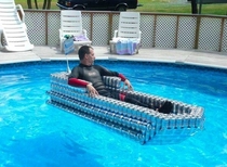 Who wants a ride in the beer boat