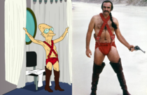Who wore it better The ProfessorFuturama vs Sean Connery Zardoz