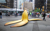 Whomever is approving all of this public art is clearly bananas