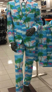 Why a Hawaiian shirt when you can get a WHOLE SUIT