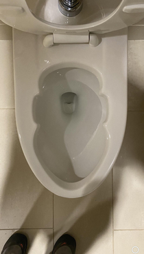 Why does this toilet look like LeBron James