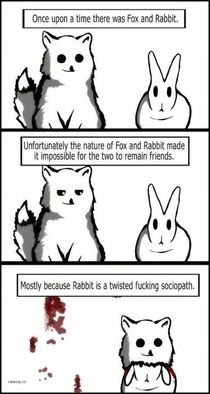 Why foxes and rabbits dont get along