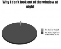 Why I dont look out the window at night