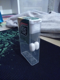 Why Why is it exactly  tic-tacs wide