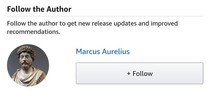 Why yes Amazon I would be very interested in knowing when he writes something new