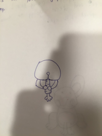 Wife and I had to do a double take of the girl childs drawing
