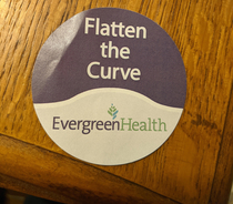 Wife went to mammogram and came home with a sticker