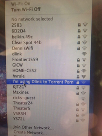 Wifi names in my apartment complex