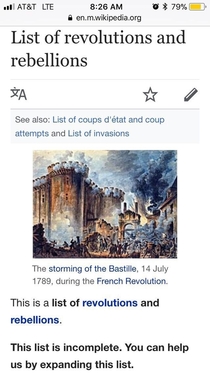 Wiki wants us to revolt