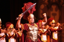 Will Ferrell leading the USC Marching Band x-post from rCFB