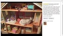 Wish everyone on amazon was a straight shooter like this guy came across this review while doll house shopping for my daughter
