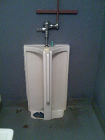 Worlds most awkward urinal