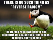 Wouldnt reverse racism be the absence of racism