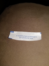 WTF fortune cookie