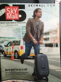 Yeah Skymall that dude looks fly